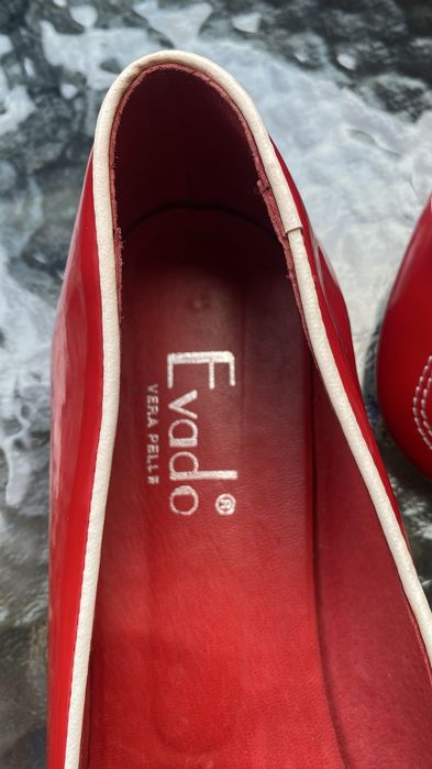 Шкіряні жіночі балетки Evado