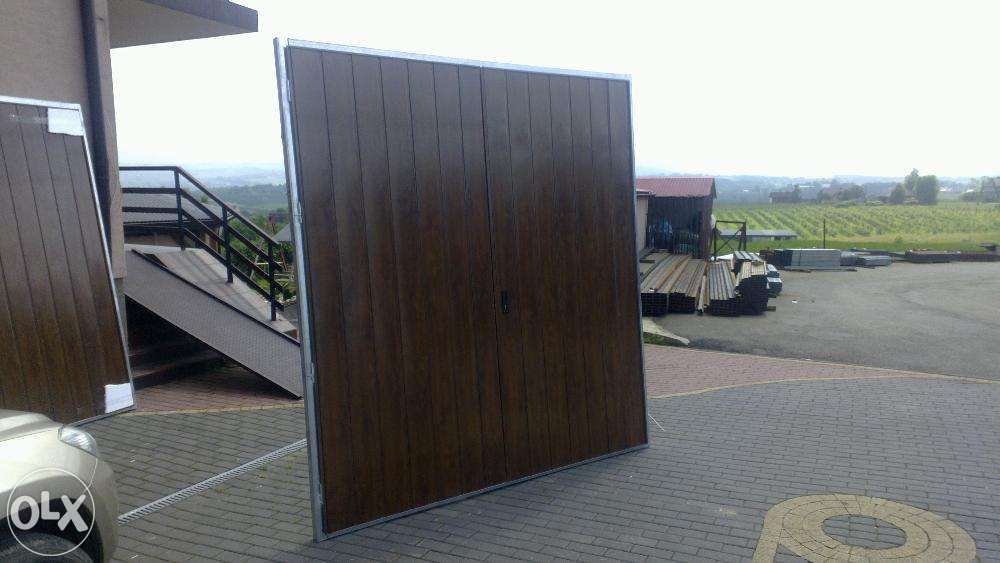 Brama 200x190 garażowa złoty dąb BRAMY na wymiar dostawa Gratis