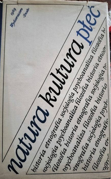 Natura kultura płeć. Wydawnictwo znak
