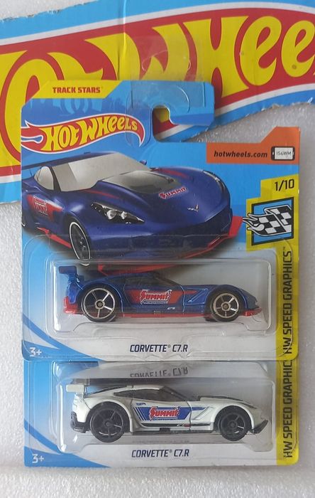 Conjunto 2 corvette c7.R hot wheels