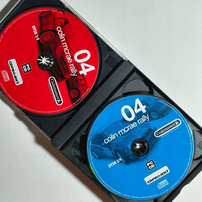 Gra PC - Colin Mcrae Rally 04 GRA PC Super stan - 4x CD