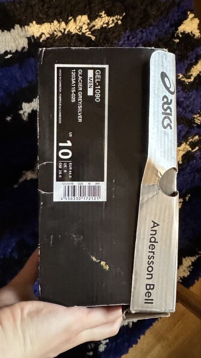 Asics 1090 x Andersson Bell 44 Glacier Grey Silver