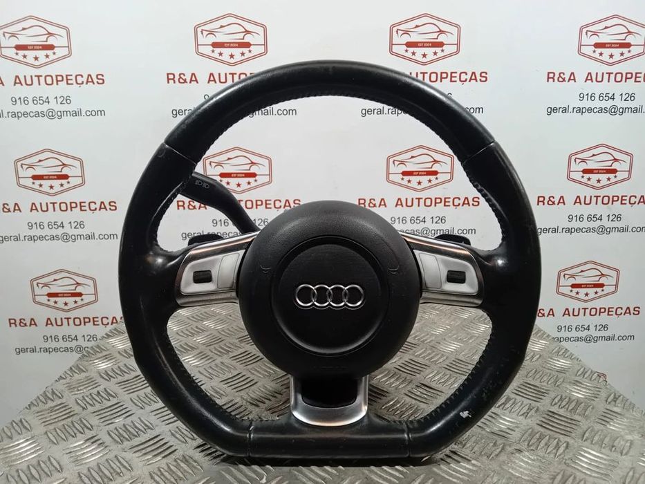 Volante pele Audi TT 8J 8J3 Flat Bottom