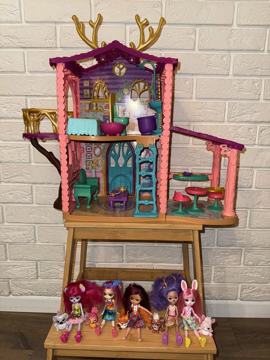 Enchantimals Duży Domek Jelonków MEGA ZESTAW DUŻO LALEK 5