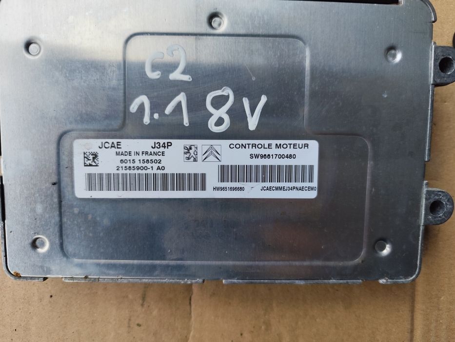 Zestaw startowy Citroen C2 1.1 8V