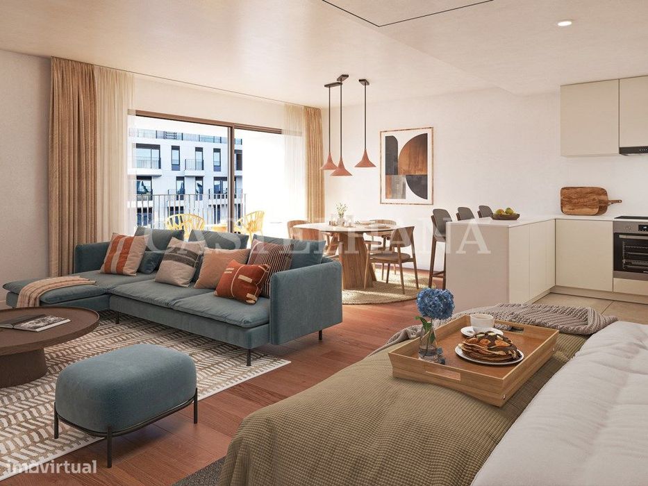 Apartamento T1 inserido no novo empreendimento na Alameda das Antas