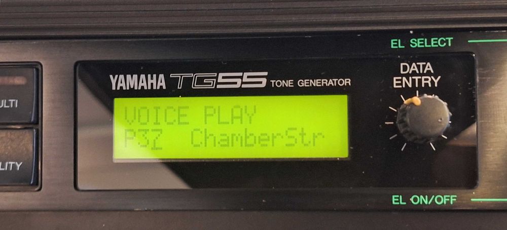 Módulo Synth Vintage anos 90 - Yamaha TG55