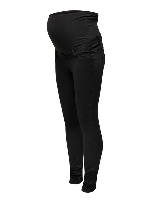 Jeansy ciążowe czarne skinny Only M/34