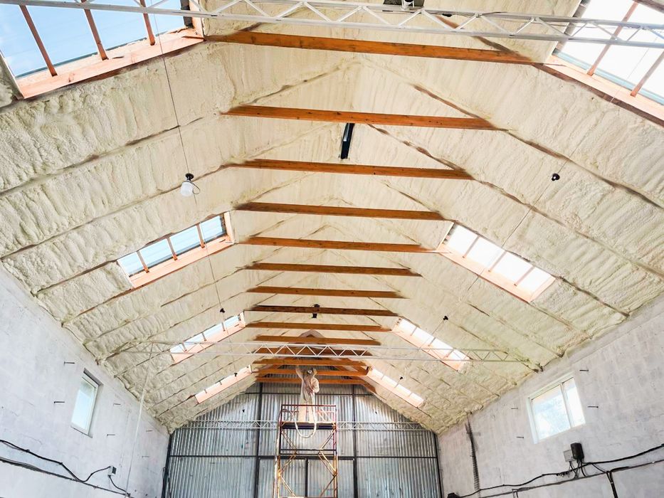 Утеплення даху поліуретаном. Піною. ППУ. Шумоізоляція мансарди