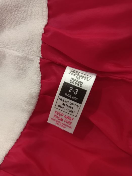 Тепла куртка, пальто для дівчинки St.Bernard, червона, 98 см.