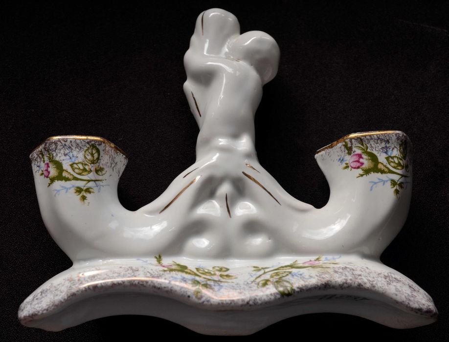 Chodzież Porcelain świecznik polski