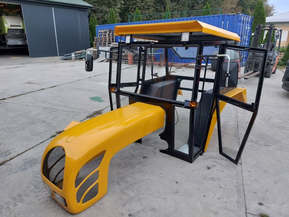 Kabina kabiny ciagnikowe c330 c360 mf t25 bizon PREMIUM SZEROKA 140cm.