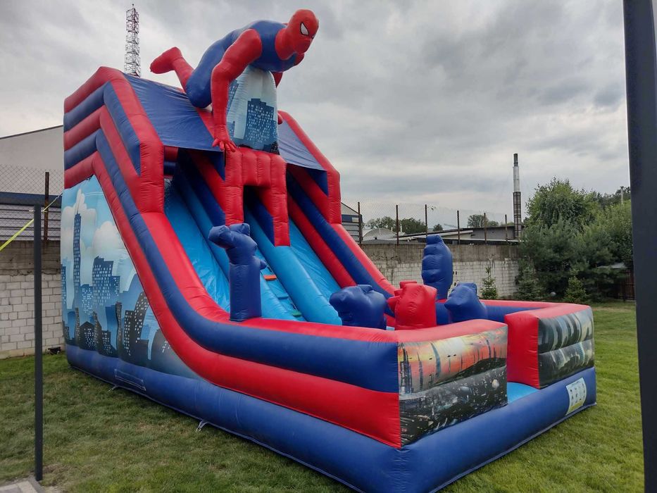 Dmuchaniec Spider-Man / WYNAJEM / duża zjeżdżalnia