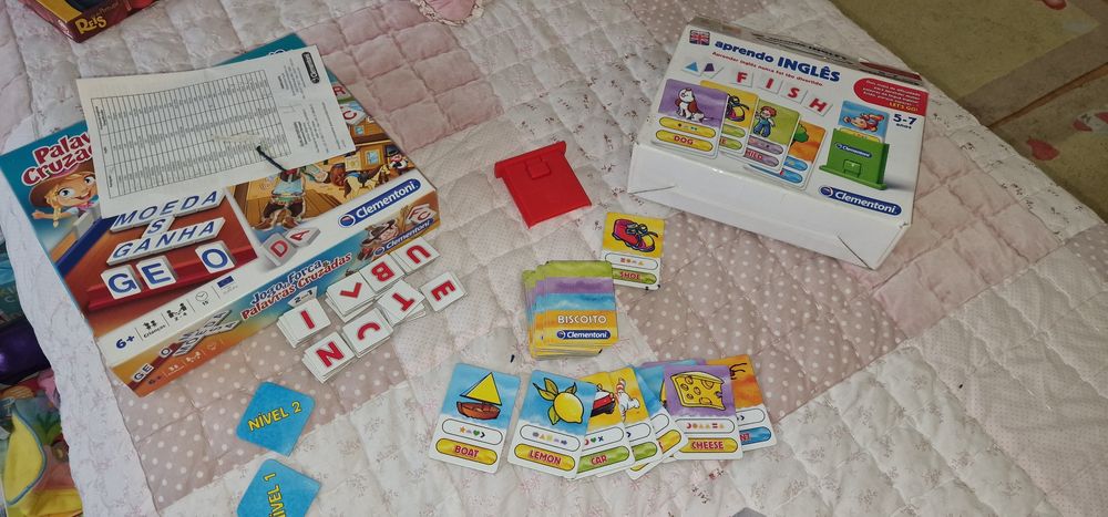 Jogo didactico aprender inglês da Clementonini