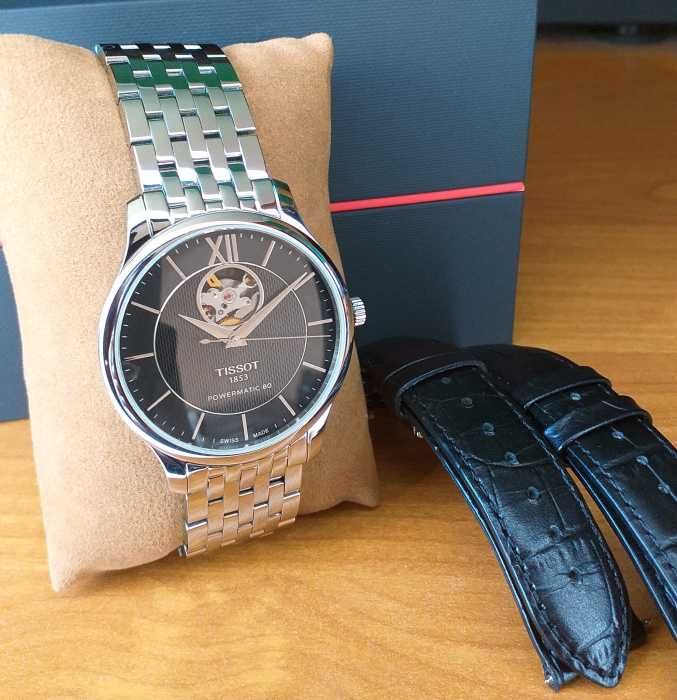 TISSOT Tradition Open Heart T063.907.16.058.00 - gwarancja + gratis