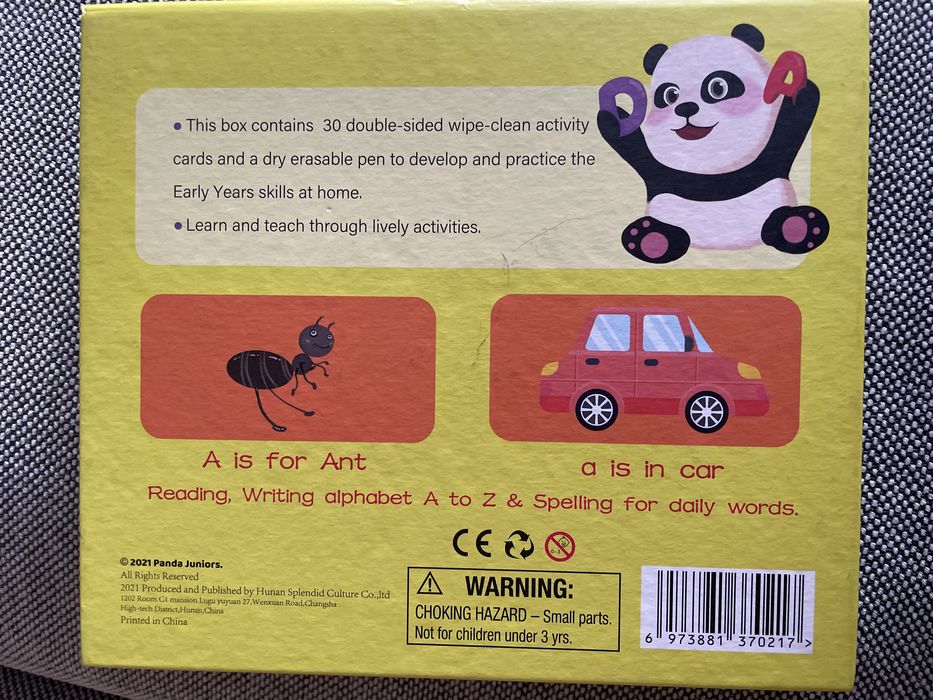 Cartoes Aprender ingles Early learning