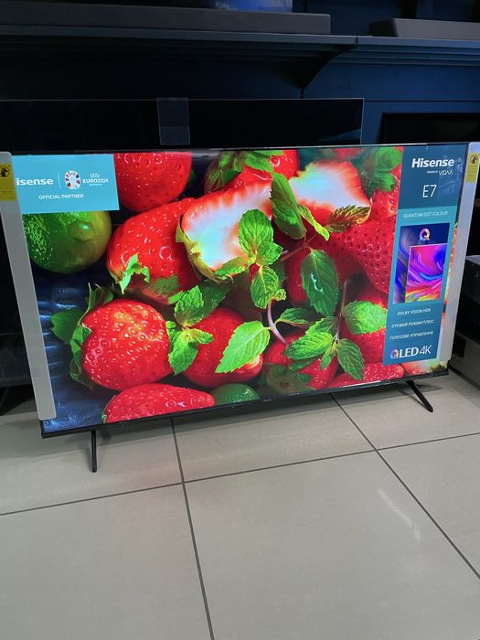 Новий. Hisense 65E77KQ. Qled. ДЕФЕКТ.