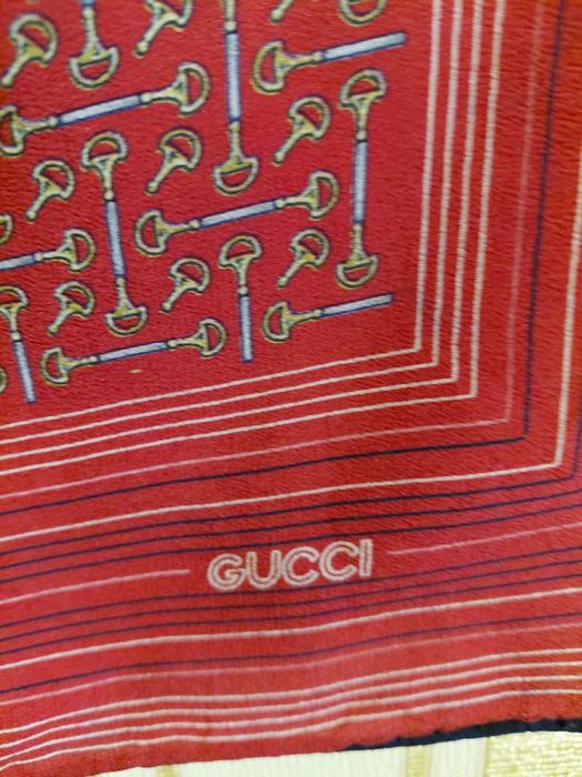 Шовкова хустка Gucci (Вінтаж) — 100% Оригінал