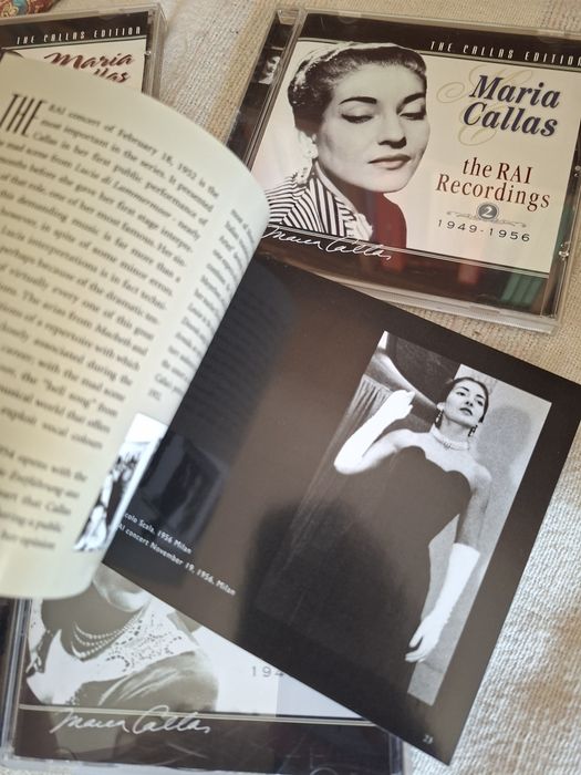 Cds duas caixas triplas Maria Callas gravações ao vivo