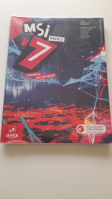 2 manuais e caderno de atividades 7 matemática