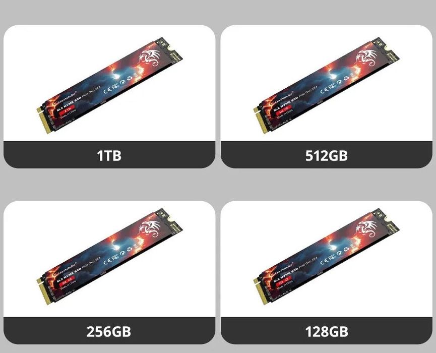 SSD m2 NVME pci-e 3.0, с установленными системами Windows 10 или 11