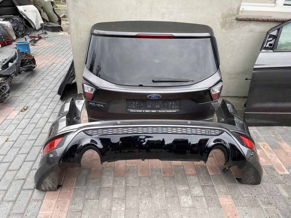 Ford Escape Kuga MK2 2013 - 2019 Ляда Кришка багажника Бампер задній Підсилювач Ліхтар Фонарь лівий правий Пластик багажника весь комплект РОЗБОРКА