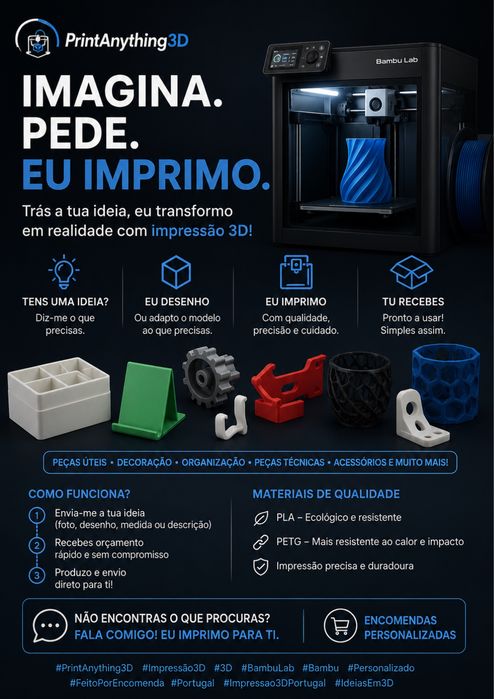 Não encontras exatamente o que procuras? Eu imprimo para ti!