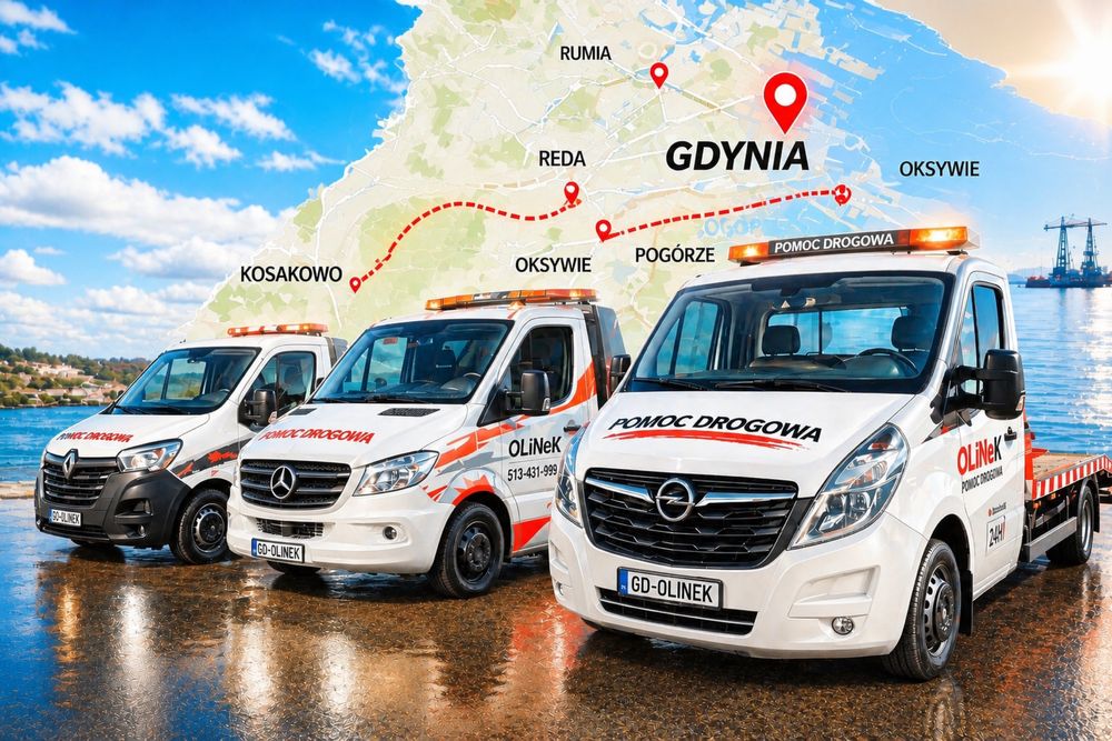 Pomoc Drogowa laweta Gdynia 24h