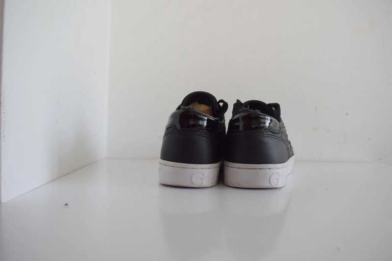 Guess czarne buty trampki sneakersy 37 pikowane
