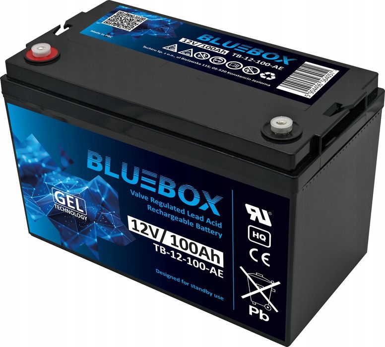 ЗНИЖКА!!! Гелевий акумулятор Gel Rebel Bluebox 100А 12V |  Аккумулятор