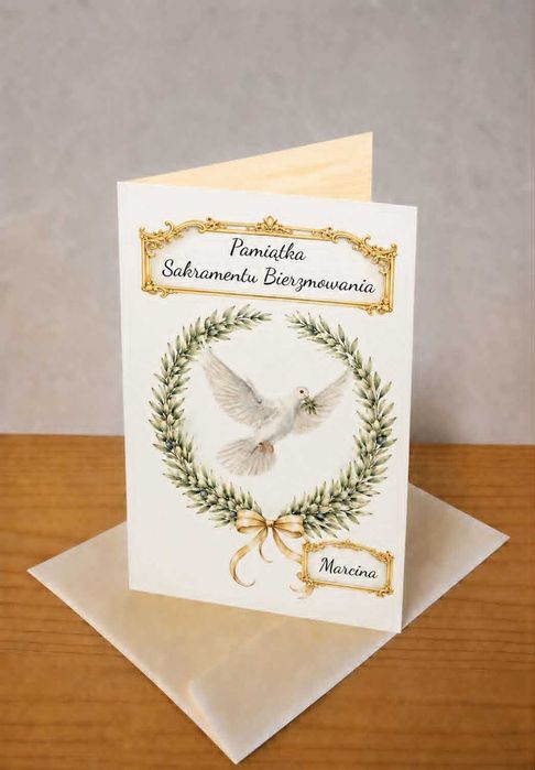 Kartka Personalizowana - Bierzmowanie