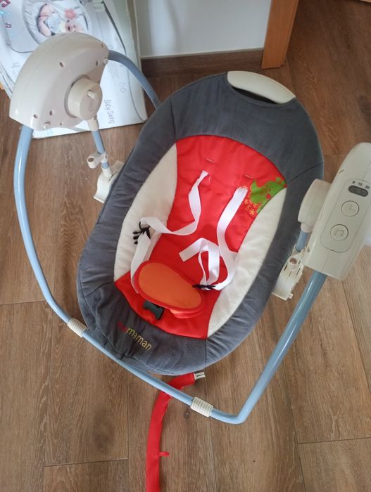 Baloiço de bebê a funcionar