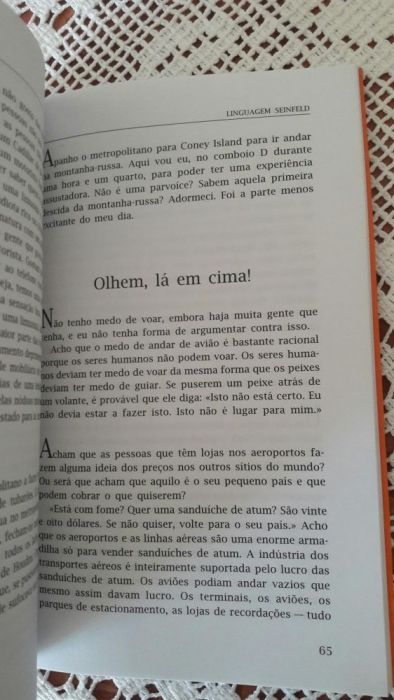 Jerry Seinfeld linguagem seinfeld livro