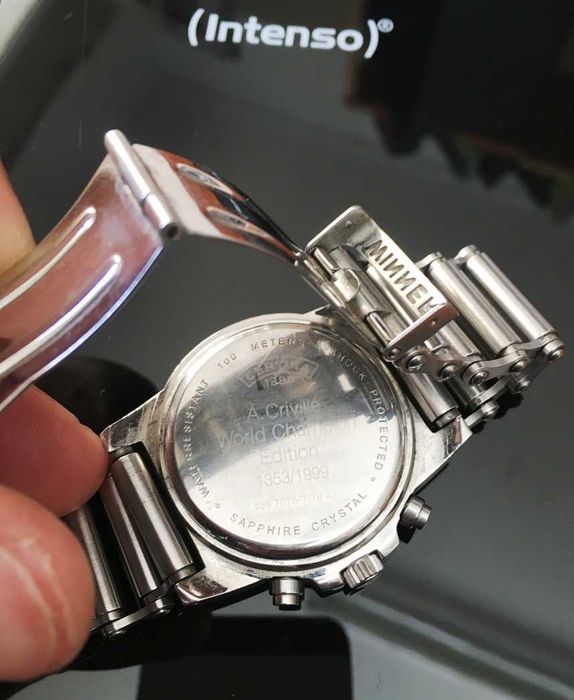 Relogio Certina alex criville limited edition nº1353/1999