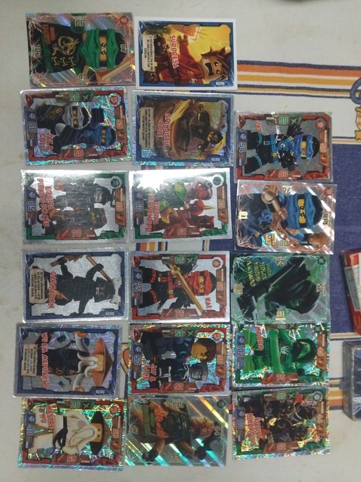 81 cartas lego ninjago