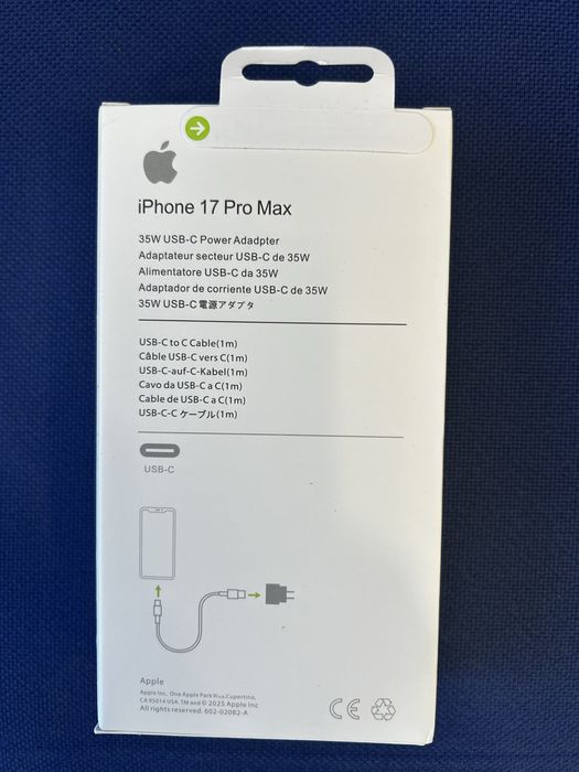 Iphone 17 pro max charger