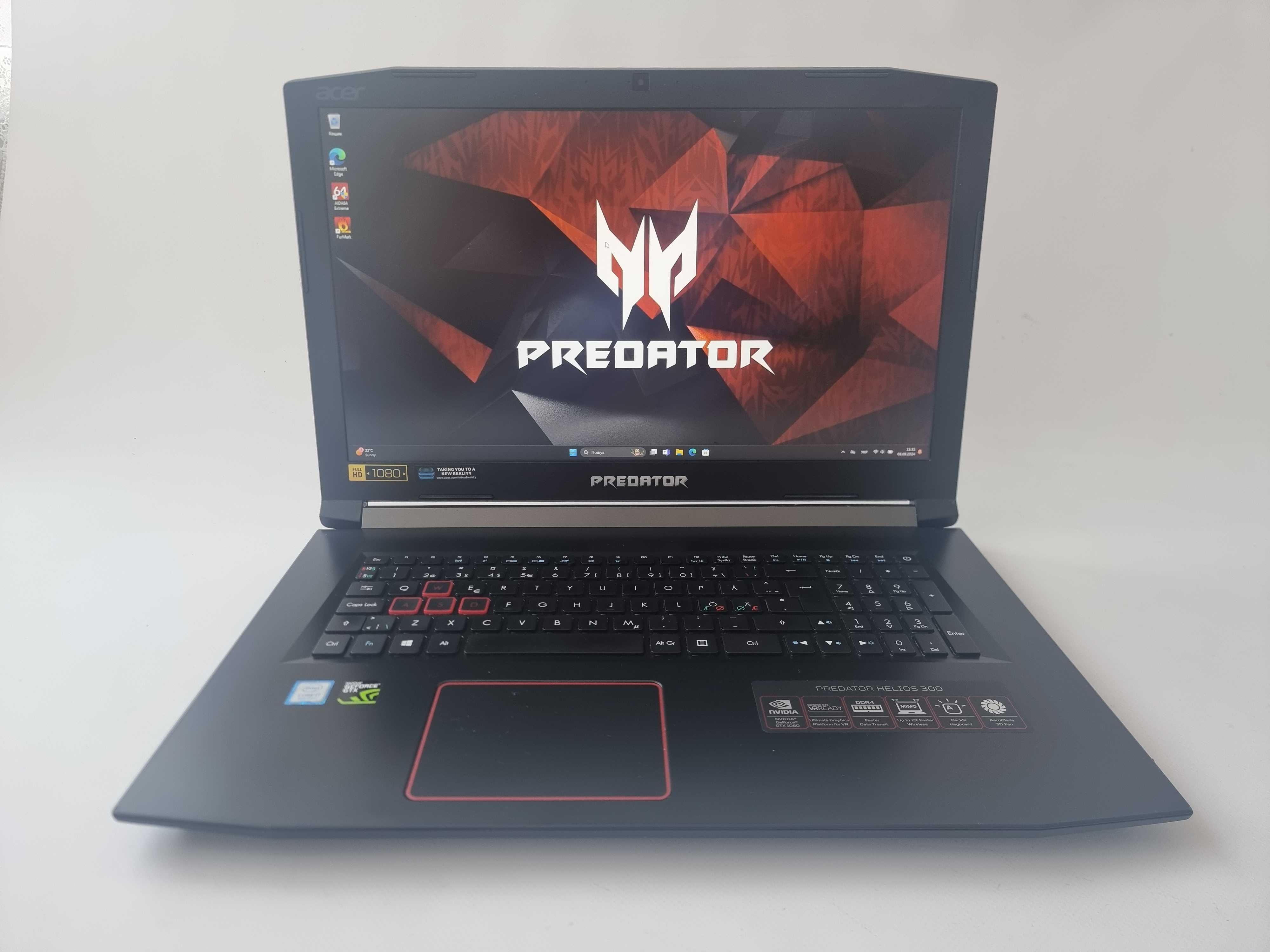 Acer Predator Helios 300 PH317 I7 8750H/GTX 1060/RAM 16GB/SSD 512GB: 21 ...