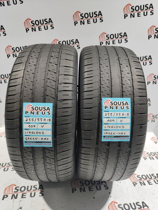 2 pneus semi novos 225-55R18 - Oferta dos portes