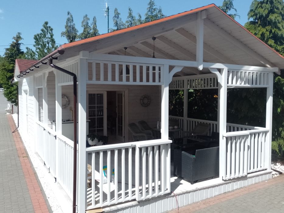 Domki, altany  tarasy