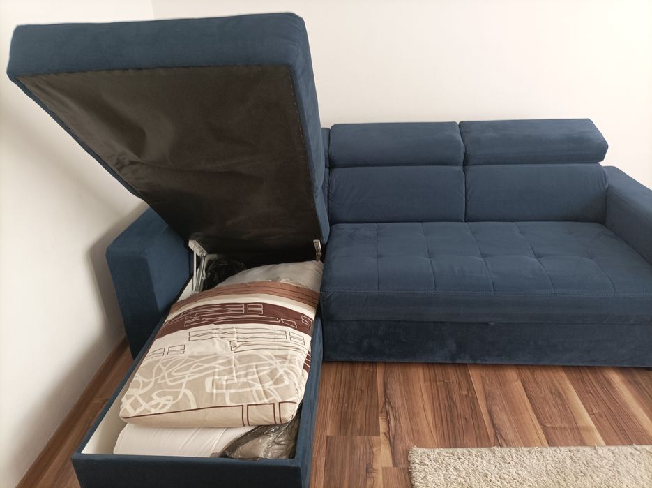 Narożnik z funkcją spania