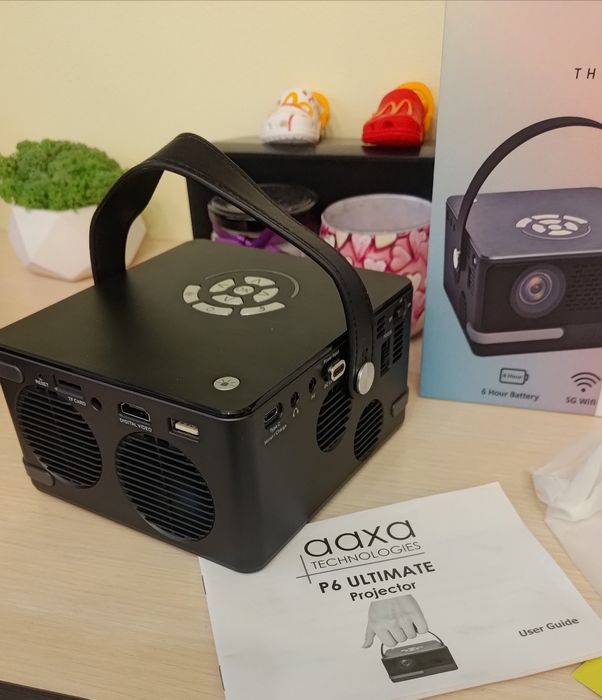 DLP проектор AAXA P6U акумуляторний 7годин відео портативний павербанк