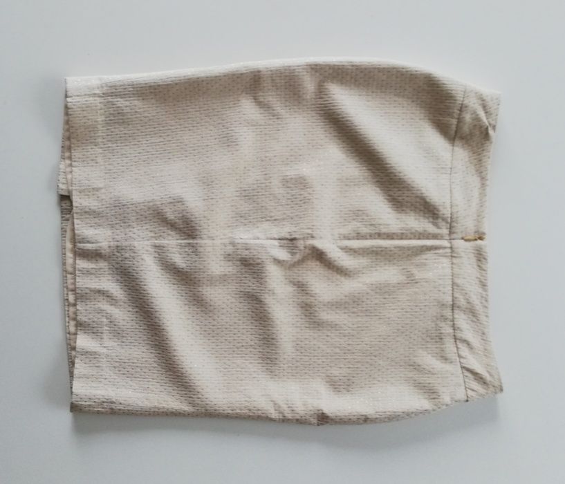 Kremowo-złota spódniczka 42/XL