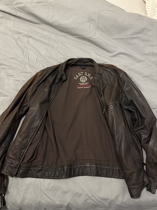 Casaco couro Gant