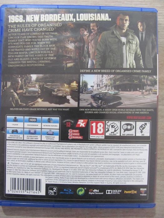 Gra na PS4 MAFIA III napisy Polskie