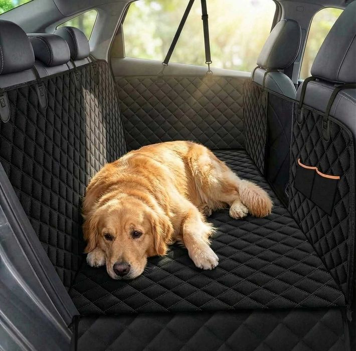 Nowy Pokrowiec z Kieszonkami do Transportu dla Psa Mata na Siedzenie