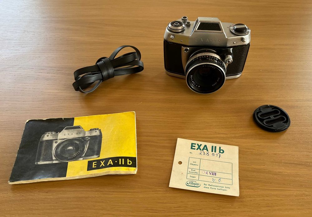 Analogowy Aparat Hagee Dresden Exa 2b II b + obiektyw Zeiss