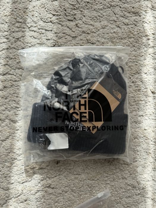 Czapka thenorthface czarna i biala