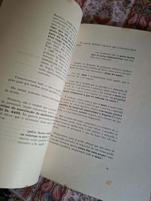 Livro de advogado Horta Osório sobre caso Alves dos Reis Banco de Angola