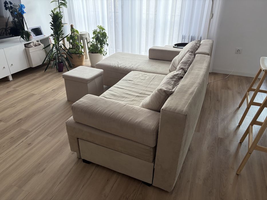 Vende-se Sofá-cama bege