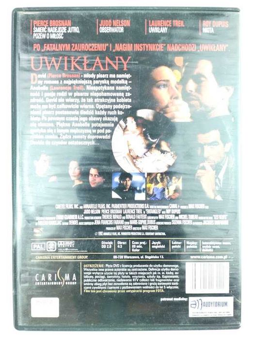 Uwikłany film DVD